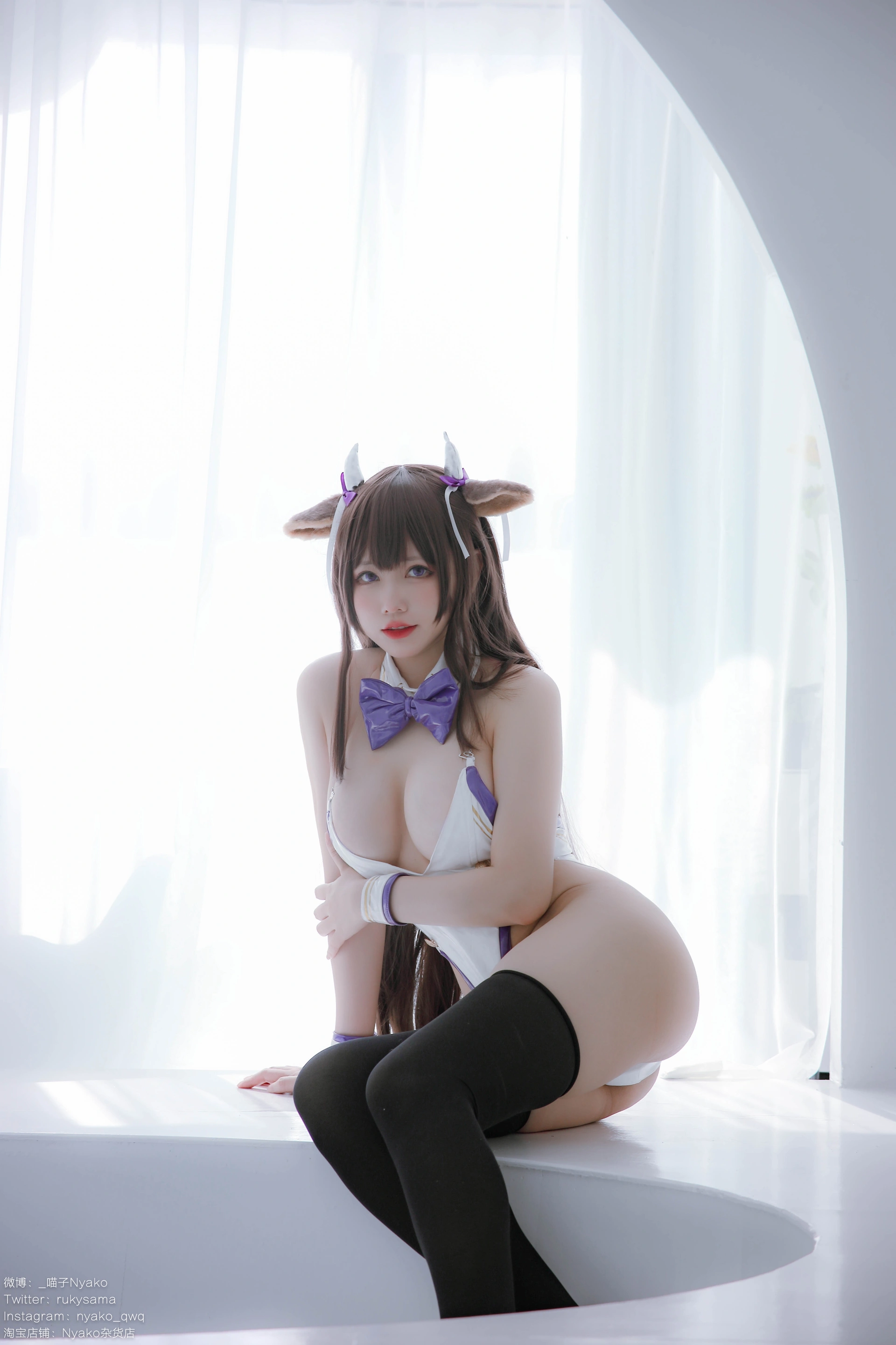 Nyako喵子 - NO.056 樫野本-牛牛女郎 1